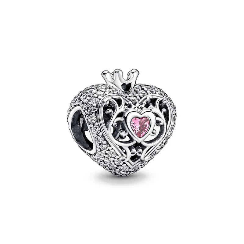 Celebrate family love with 925 Sterling Silver charm pendants featuring boy, girl & mom designs. Pandora compatible.