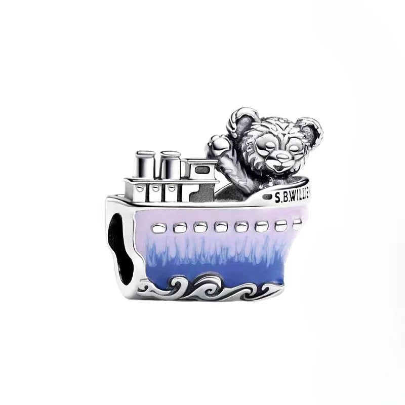 Cute Animal 925 Sterling Silver Charms Bead fit for pandora, DIY pandora for women