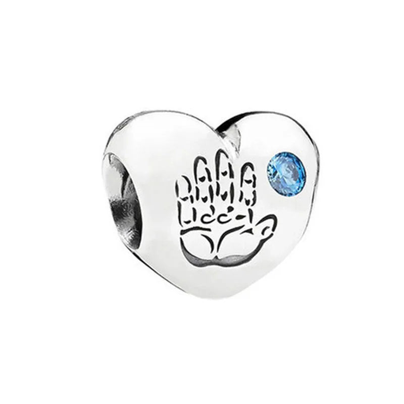 Celebrate family love with 925 Sterling Silver charm pendants featuring boy, girl & mom designs. Pandora compatible.