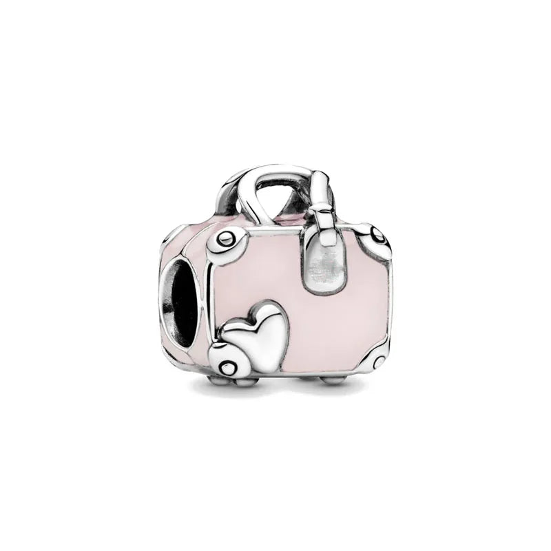 Celebrate family love with 925 Sterling Silver charm pendants featuring boy, girl & mom designs. Pandora compatible.